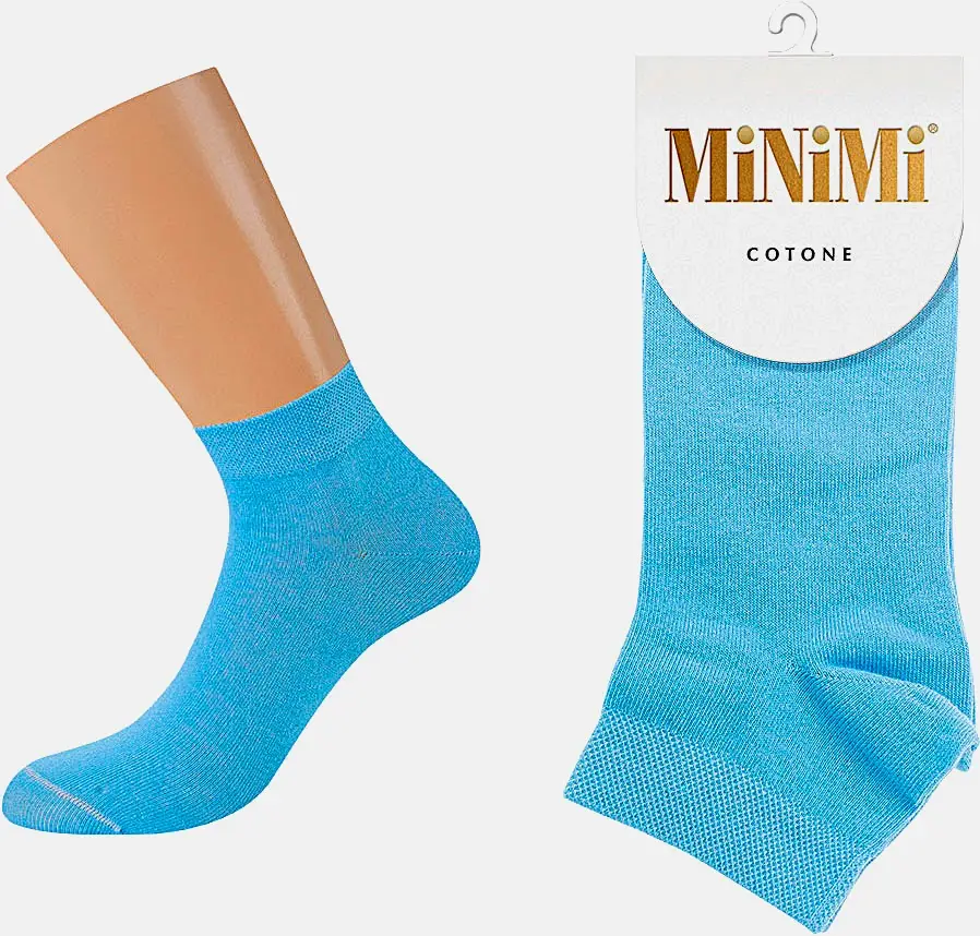 Носки женские Minimi Cotone 1201 белые р.23-25 (36-38) в ассортименте