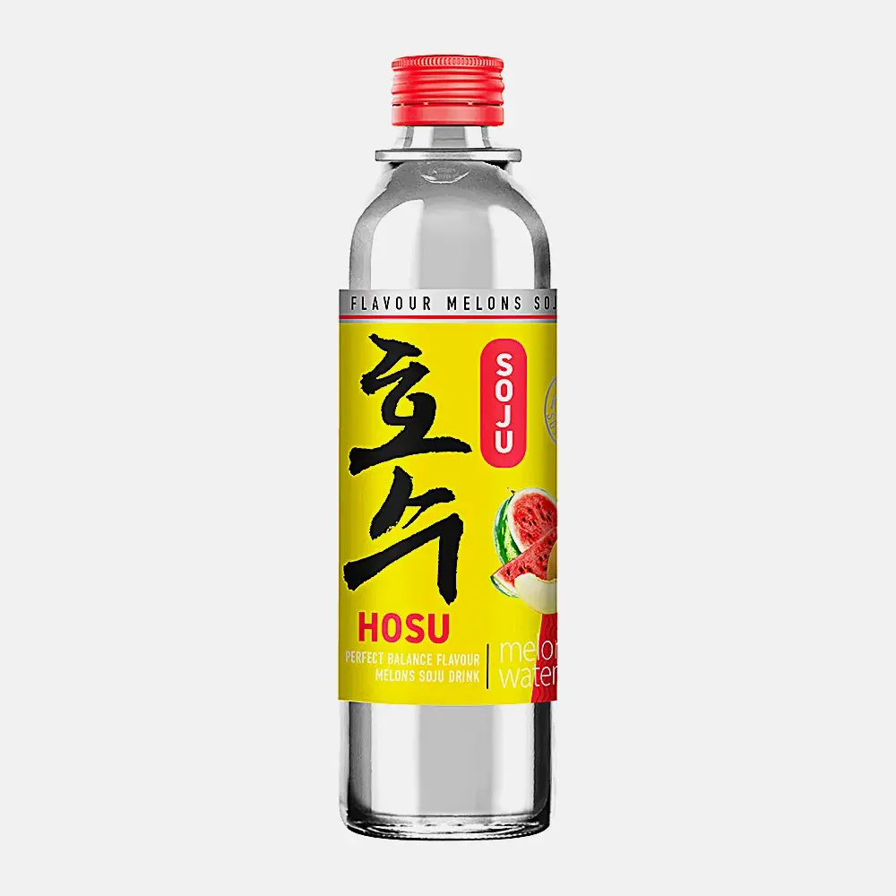 Газированный спиртной напиток Melon&Watermelon Soju Hosu 12% 330мл Газированный спиртной напиток Melon&Watermelon Soju Hosu 12% 330мл