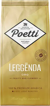 Кофе в зернах Poetti Leggenda Oro 250г