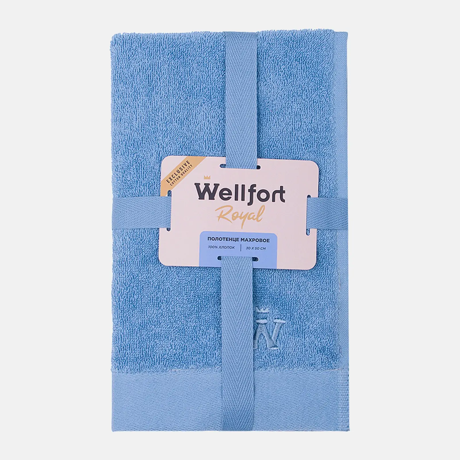 Махровое полотенце Blue Mufta Wellfort Royal 30*50см