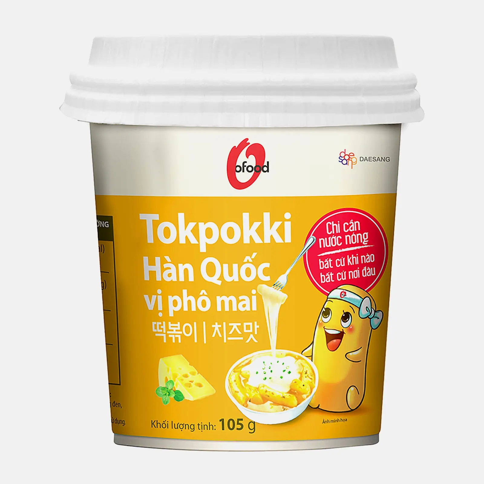 Изображение товара Токпокки со вкусом сыра Ofood 105г