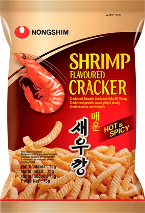 Изображение товара Чипсы Nongshim креветочные острые 75г