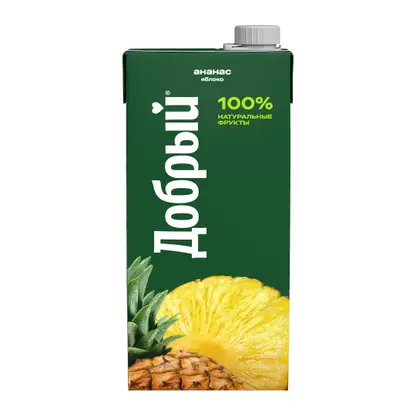 Изображение товара Нектар Добрый Ананас-яблоко 2л