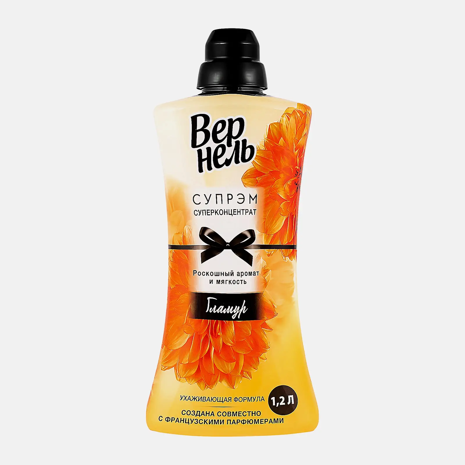 Кондиционер ополаскиватель для белья Вернель Супрем Гламур концентрированный парфюмированный 1.2л