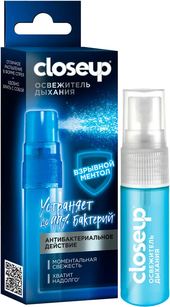 Освежитель дыхания Closeup Взрывной Ментол спрей 8мл