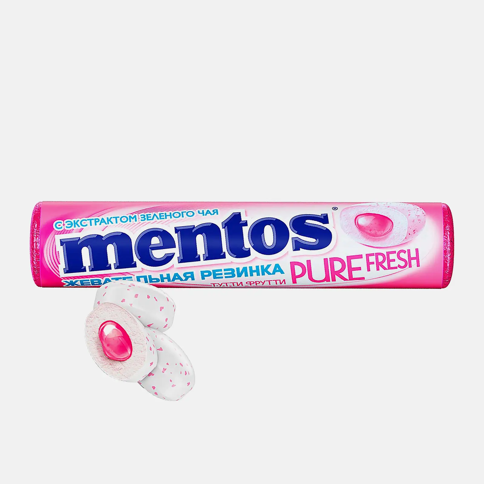 Изображение товара Жевательная резинка Pure Fresh Тутти фрутти Mentos 15.5г