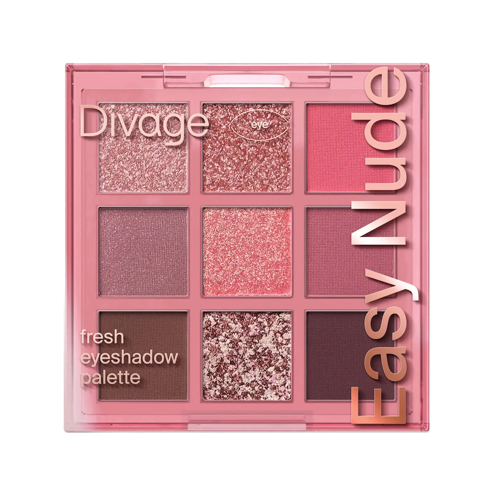 Палетка теней для век Divage Easy Nude fresh