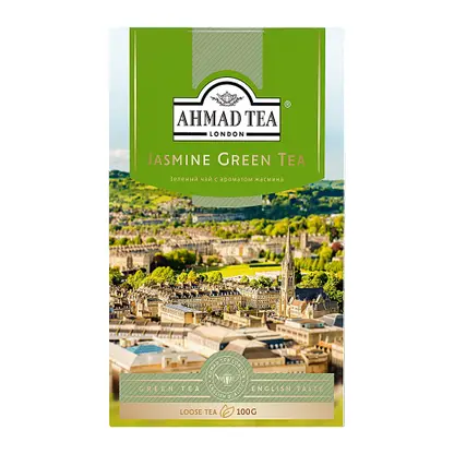 Изображение товара Чай зеленый Ahmad Tea с жасмином 100г