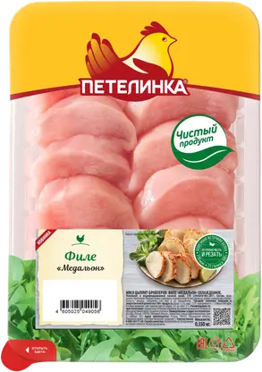 Изображение товара Филе медальон цыпленка-бройлера Петелинка 550г