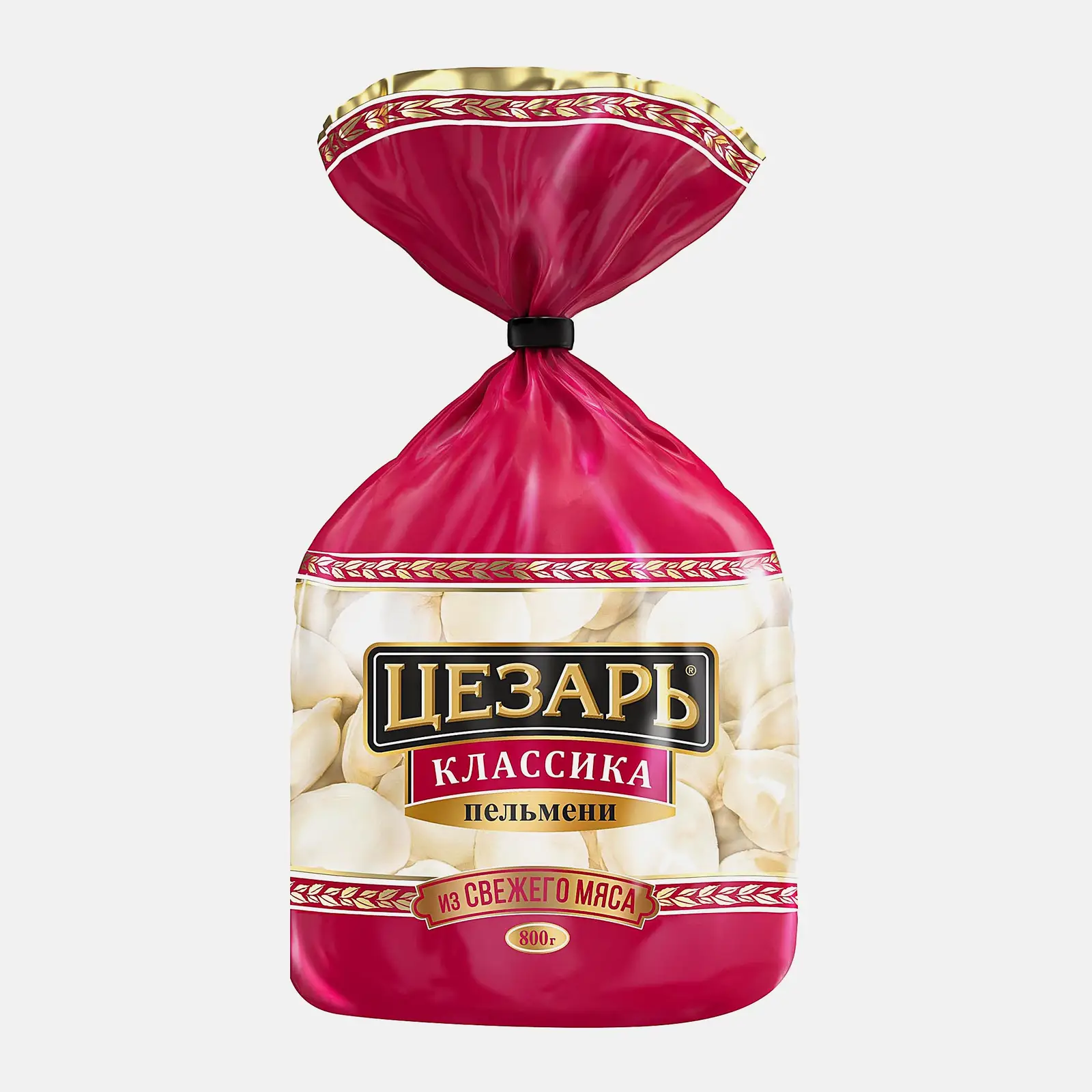 Изображение товара Пельмени Цезарь Классика 800г - вкусный и качественный продукт для всей семьи