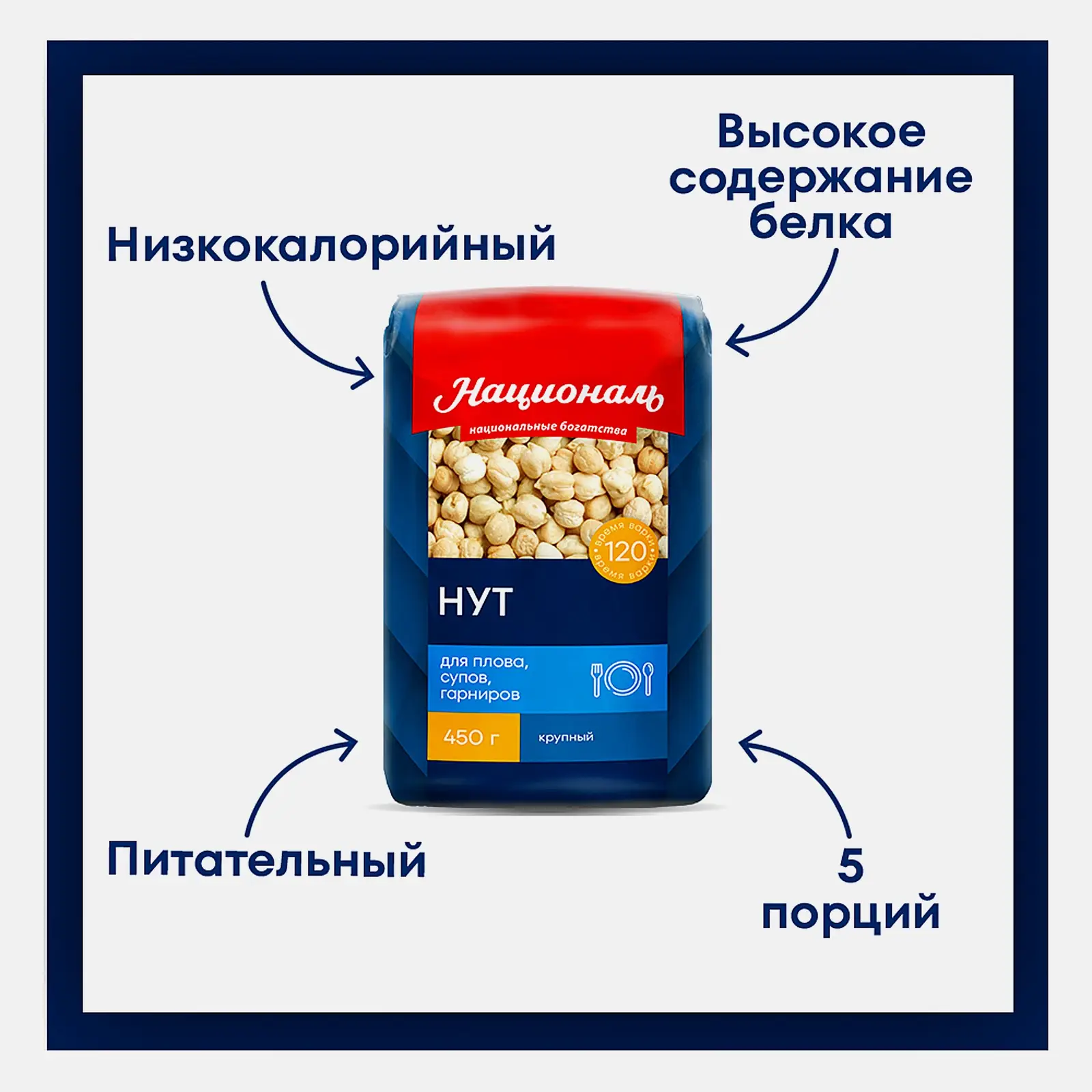 Нут Националь 450г