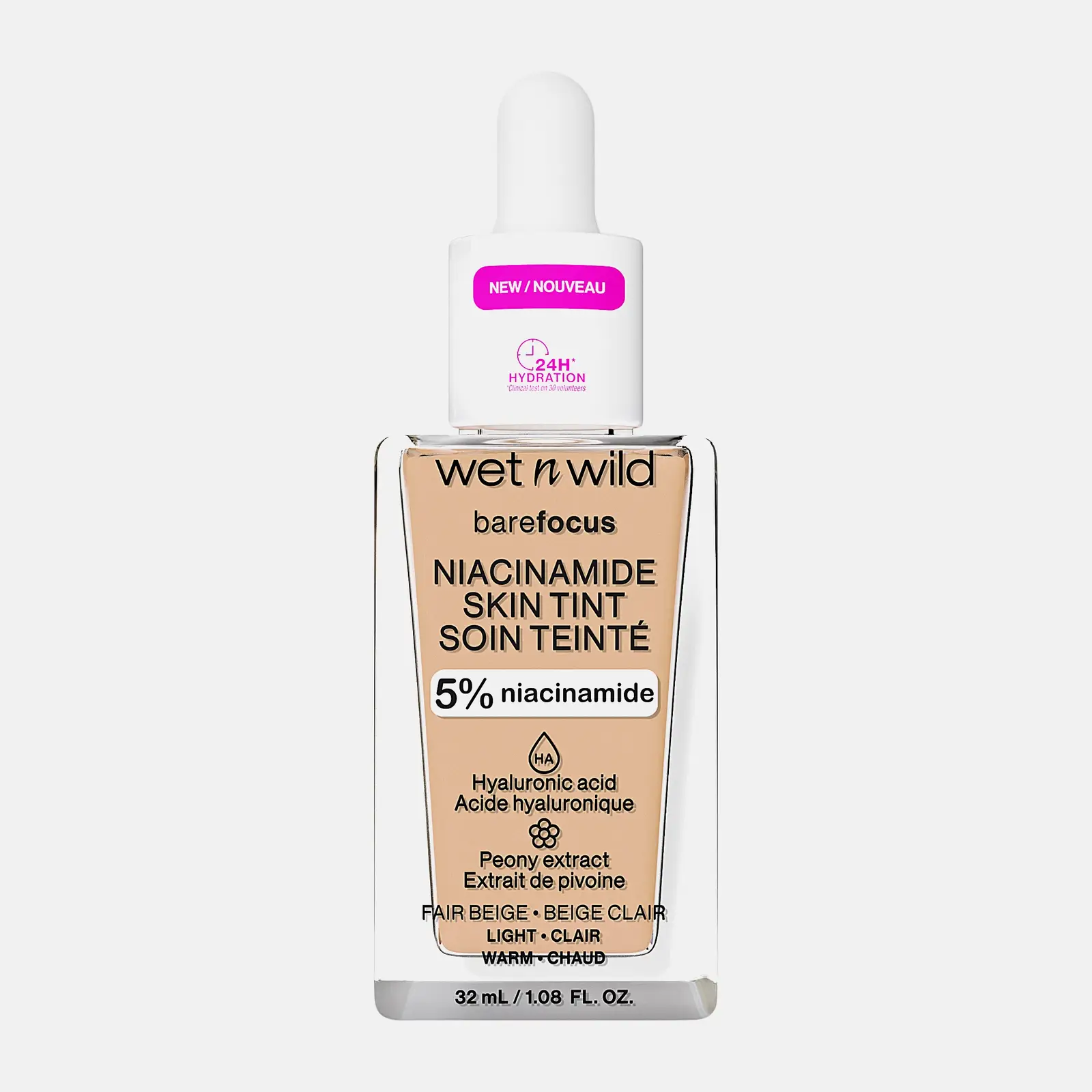 Тональная основа для лица Fair Beige Wet N Wild Niacinamide Skin Tint Тональная основа для лица Fair Beige Wet N Wild Niacinamide Skin Tint