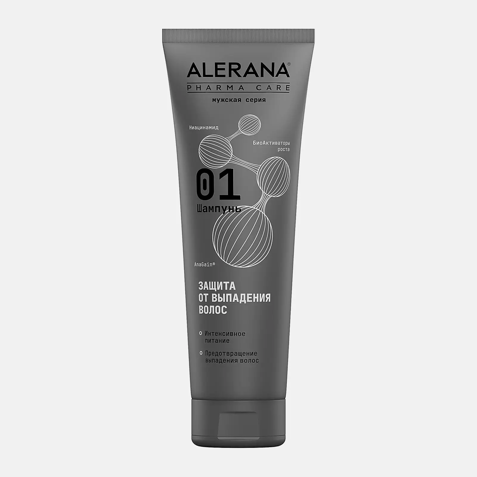 Шампунь для волос Alerana Pharma Care защита от выпадения мужской 260мл