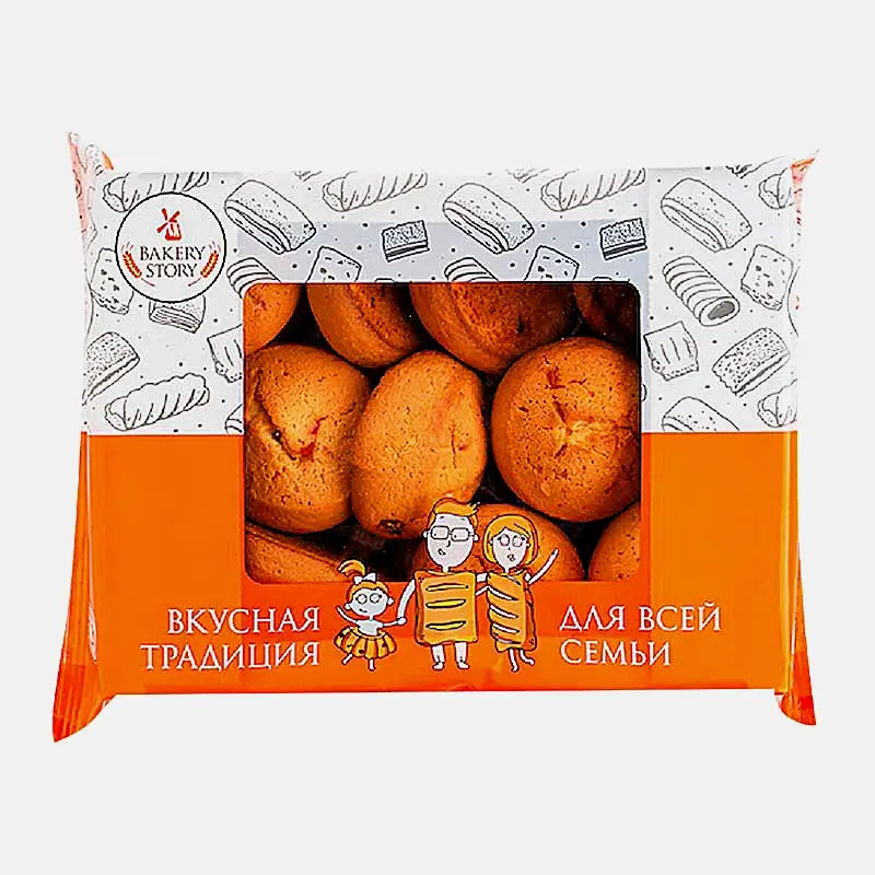 Печенье сдобное Творожное с цукатами Bakery Story 450г Печенье сдобное Творожное с цукатами Bakery Story 450г