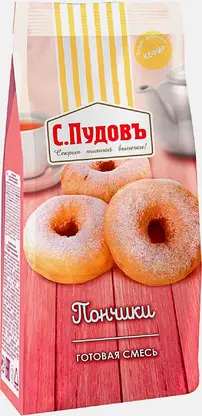 Смесь для выпечки С.Пудовъ Пончики 400г
