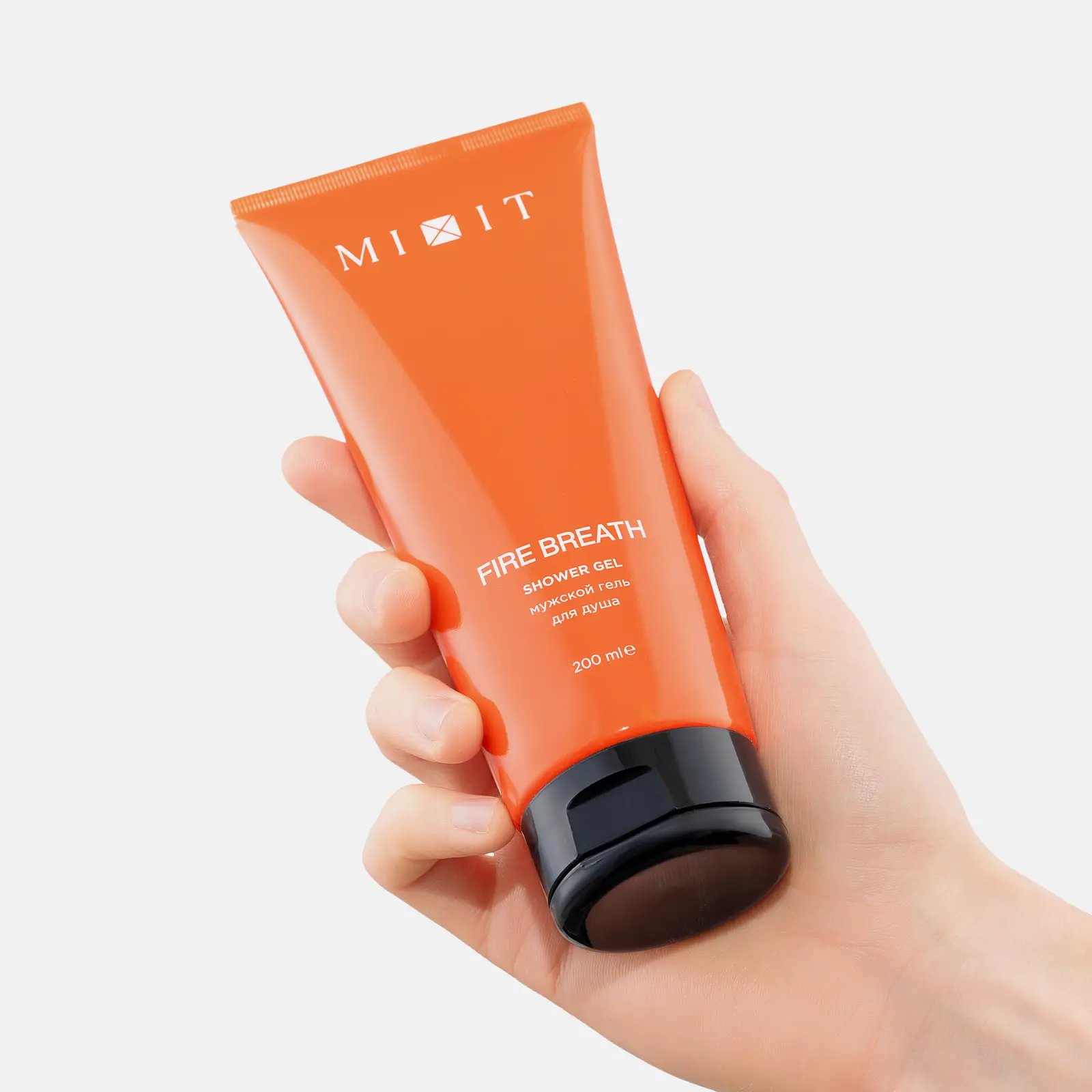 Подарочный набор для мужчин Fire Breath Mixit Гель для душа 200мл + Шампунь 200мл + Мочалка в ассортименте