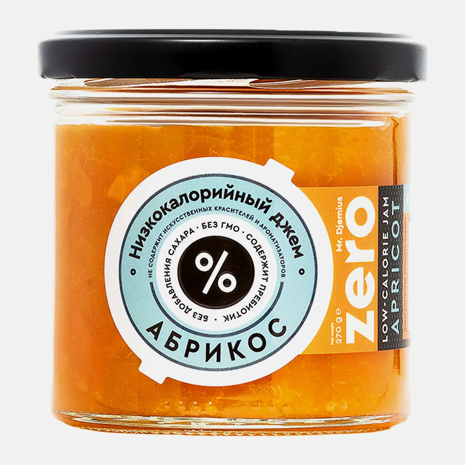 Изображение товара Абрикосовый джем низкокалорийный Mr Djemius Zero 270г