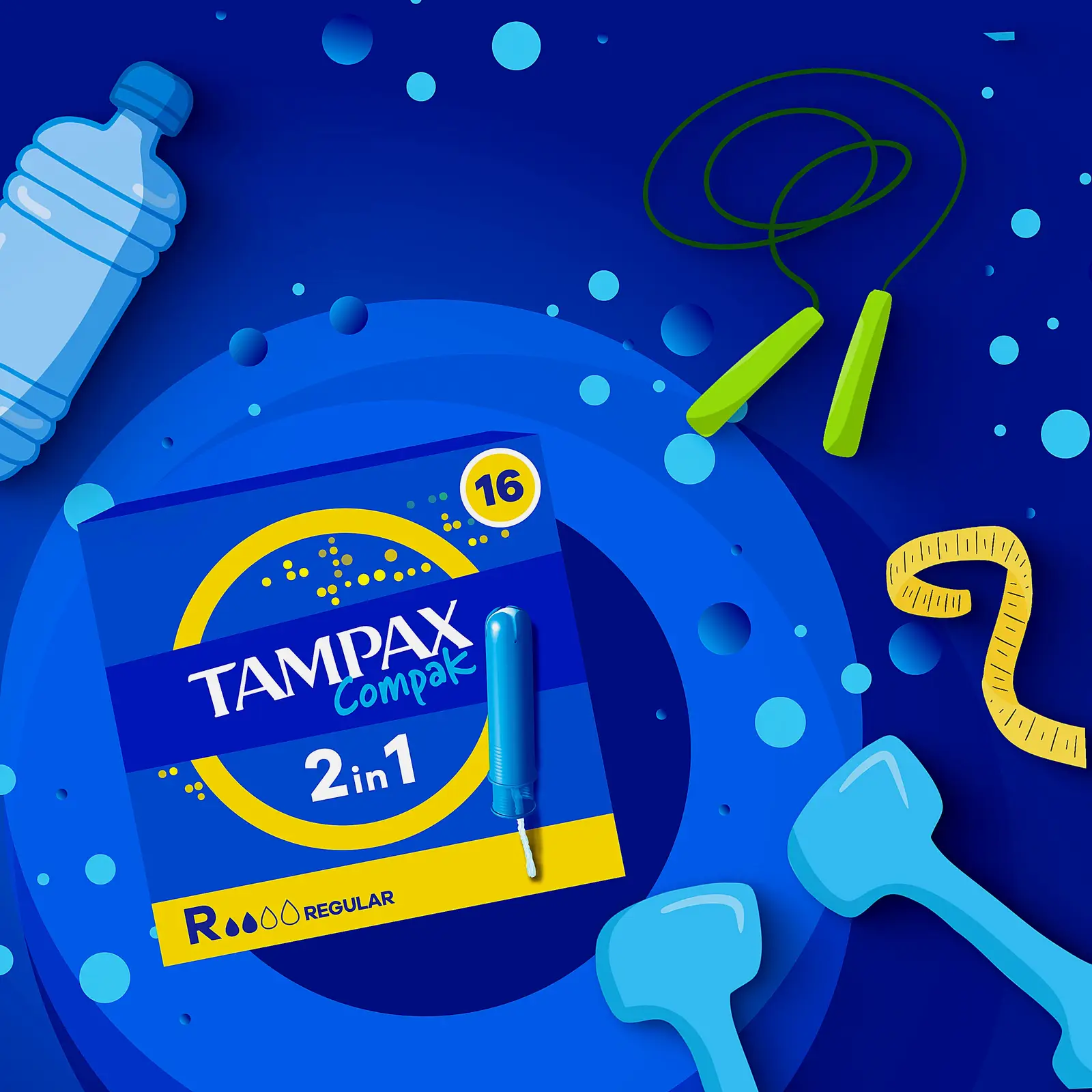 Тампоны Tampax Compak Regular с аппликатором 16шт - фото 7