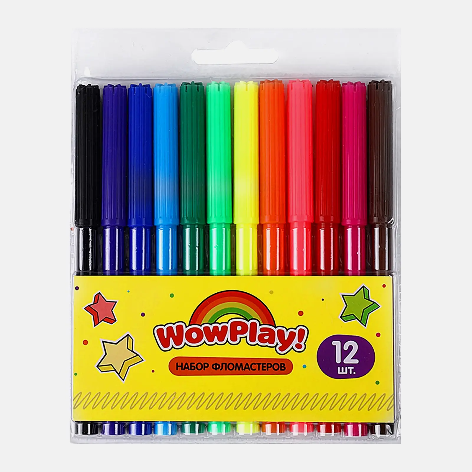 Фломастеры Wow Play 12шт