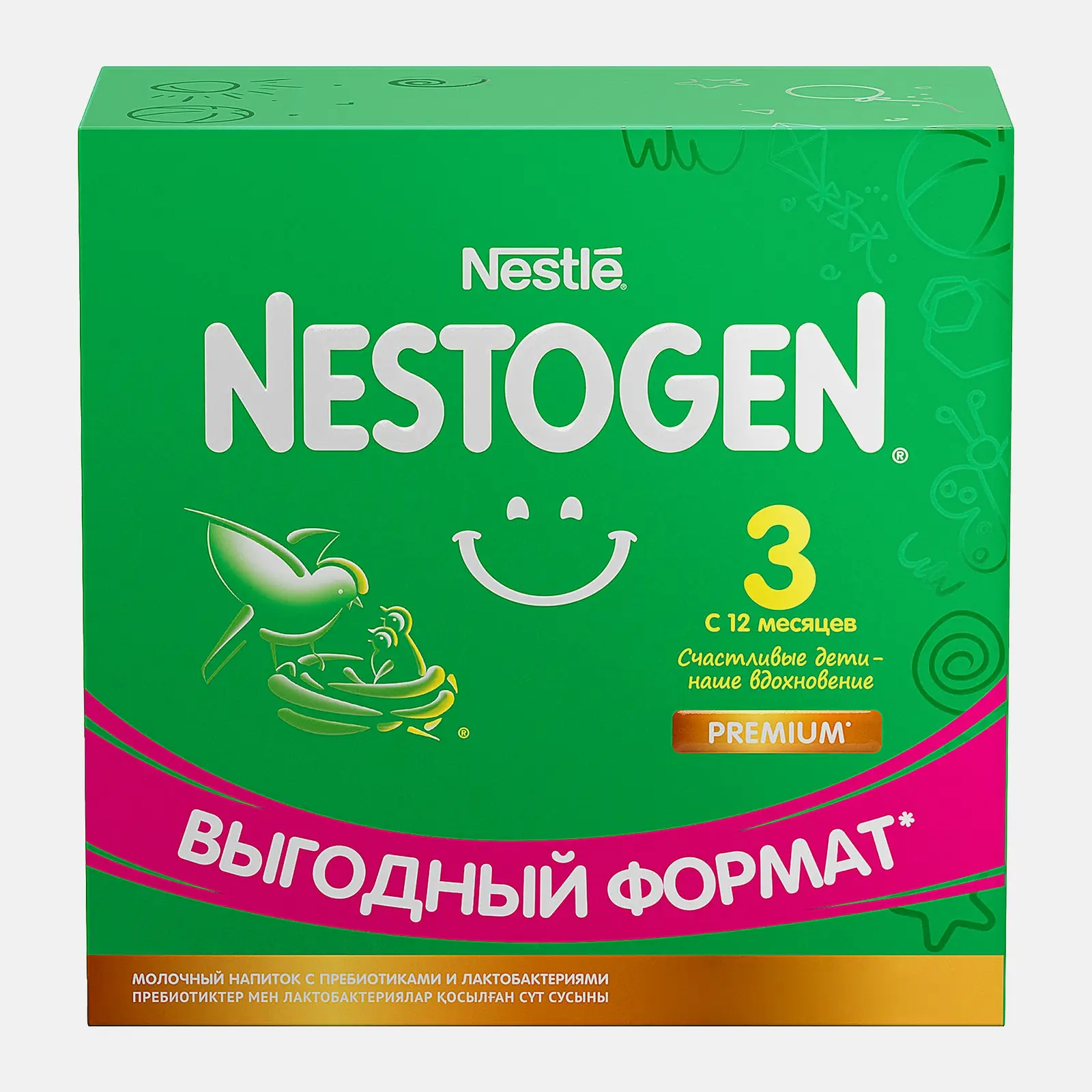 Изображение товара Сухое молоко Nestogen 3 для детей от 12 месяцев, 900 г