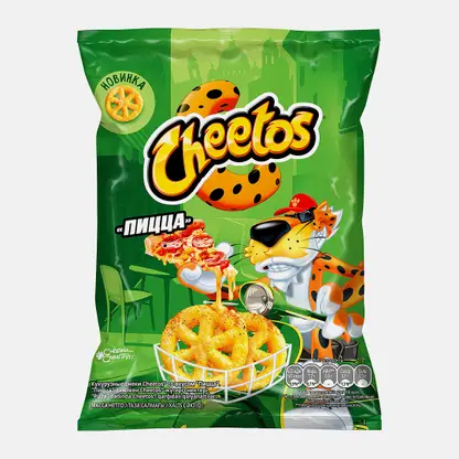 Кукуруз палочки Cheetos со вкусом Пицца 43г