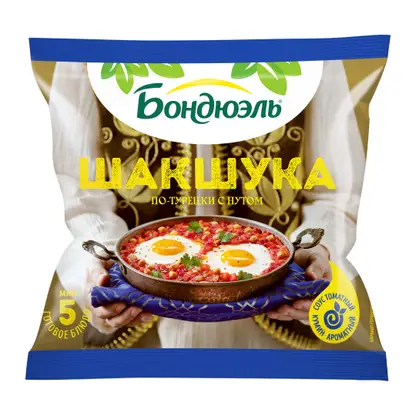 Изображение товара Овощная смесь Шакшука по-турецки с нутом Bonduelle 200г - вкусно и полезно