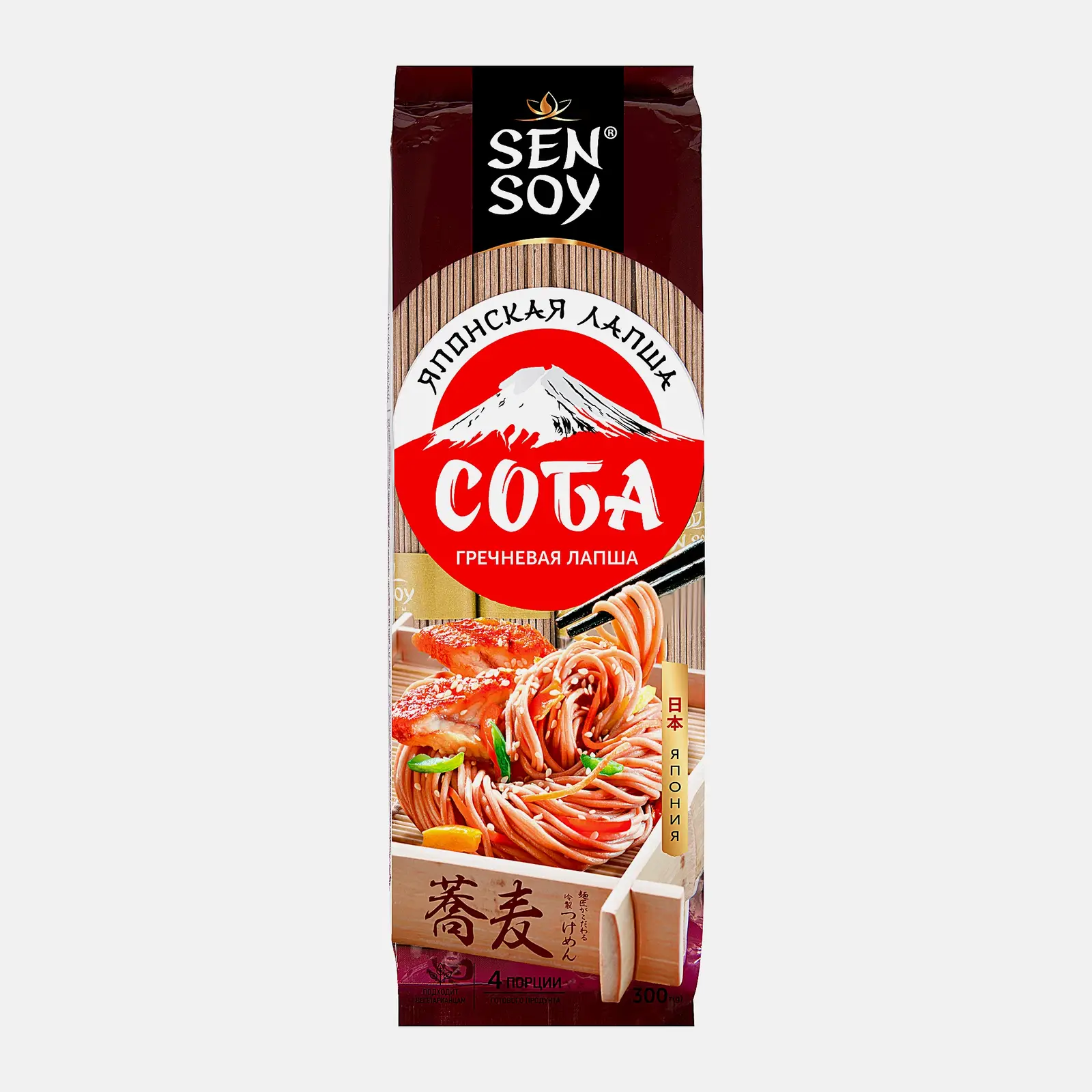 Лапша Sen Soy Soba гречневая 300г Лапша Sen Soy Soba гречневая 300г