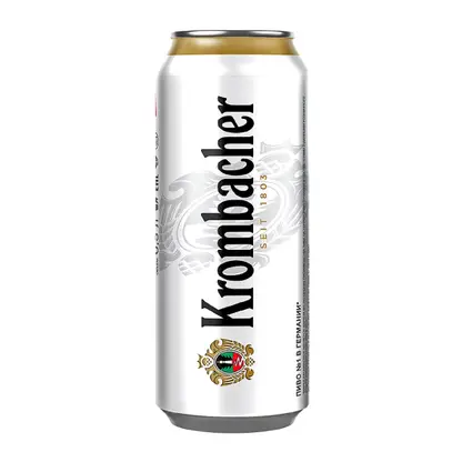 Пиво Krombacher Pils светлое пастеризованное 4.8% 500мл