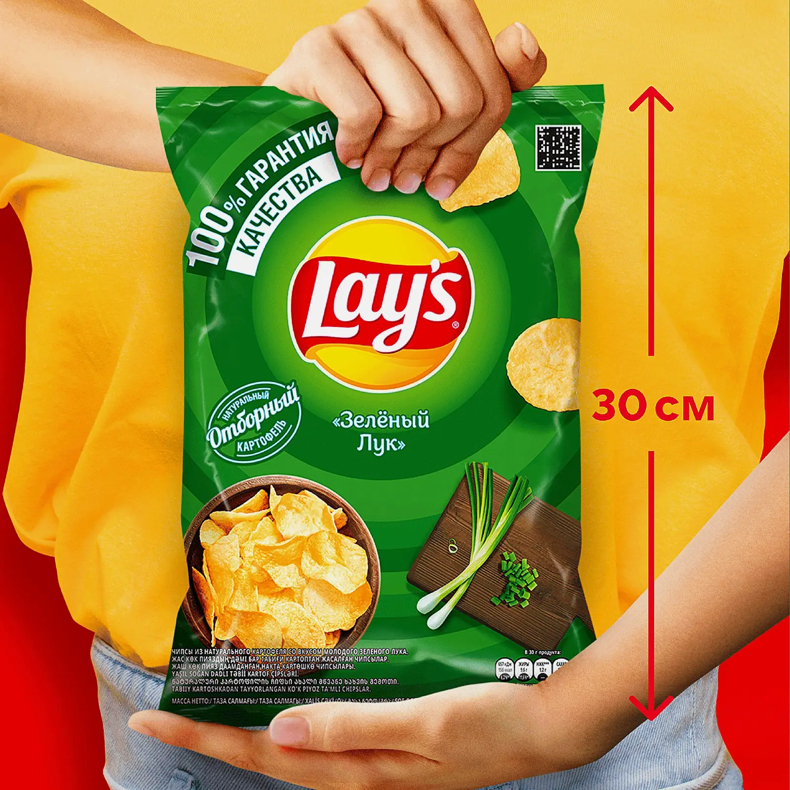 Чипсы Lays Зелёный лук 140г - фото 5 Чипсы Lays Зелёный лук 140г - фото 5
