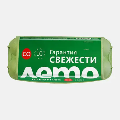 Яйцо куриное Лето С0 столовое 10шт