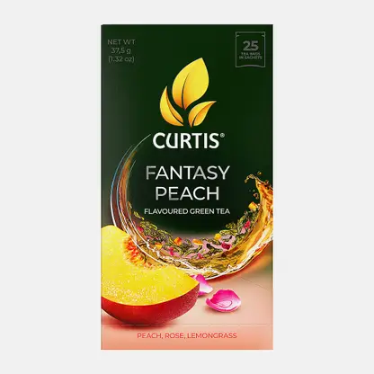 Чай зелёный Curtis Fantasy Peach Персик 25пак