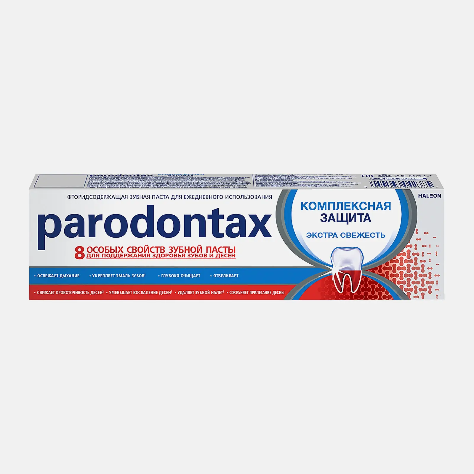 Зубная паста Parodontax Комплексная Защита от воспаления и кровоточивости десен с фтором 75мл