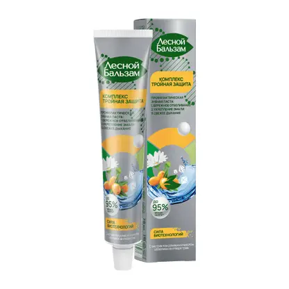 Изображение товара Зубная паста Лесной бальзам Основной уход за деснами и зубами 75мл