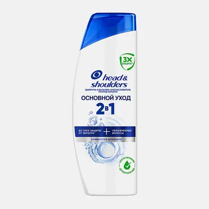Шампунь Head&Shoulders 2в1 Основной уход 200мл
