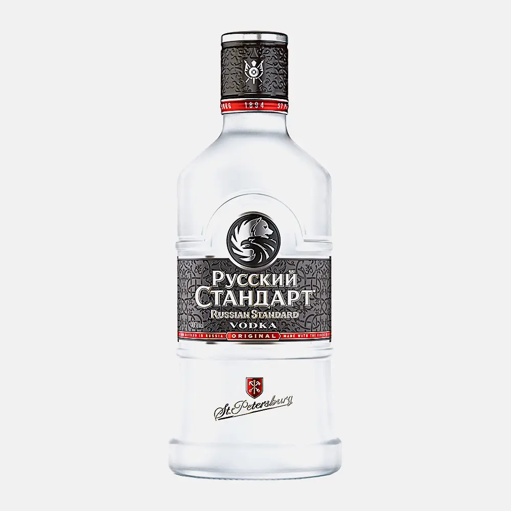 Изображение товара Водка Русский Стандарт 40% 200мл стеклянная бутылка Россия