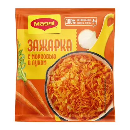 Изображение товара Приправа Maggi Зажарка c луком и морковью 60г