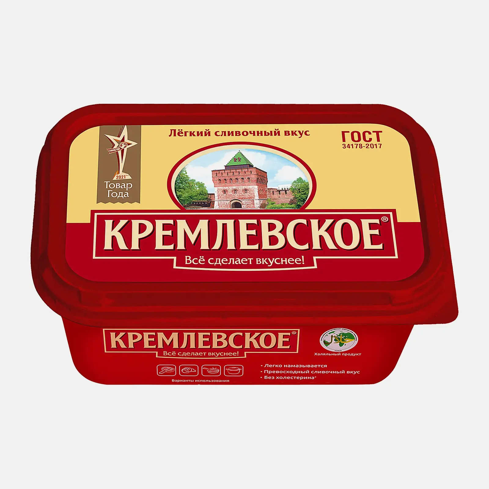 Спред Кремлевское с растительным жиром 60% 400г
