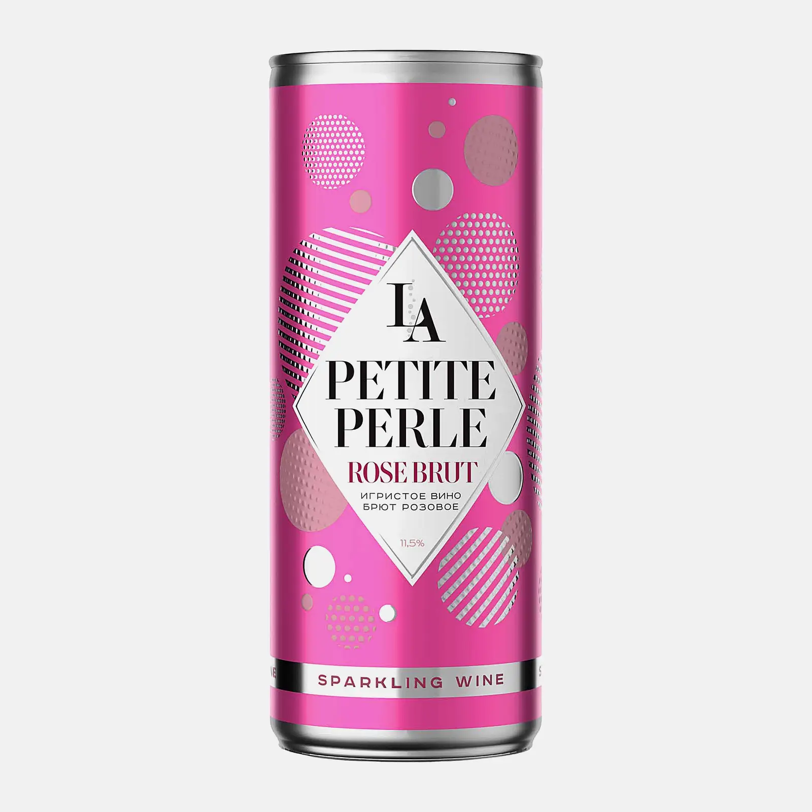 Изображение товара Вино игристое La Petite Perle розовое брют 0.25л 11.5% из России