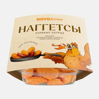 Наггетсы куриные острые Новоферма 400г