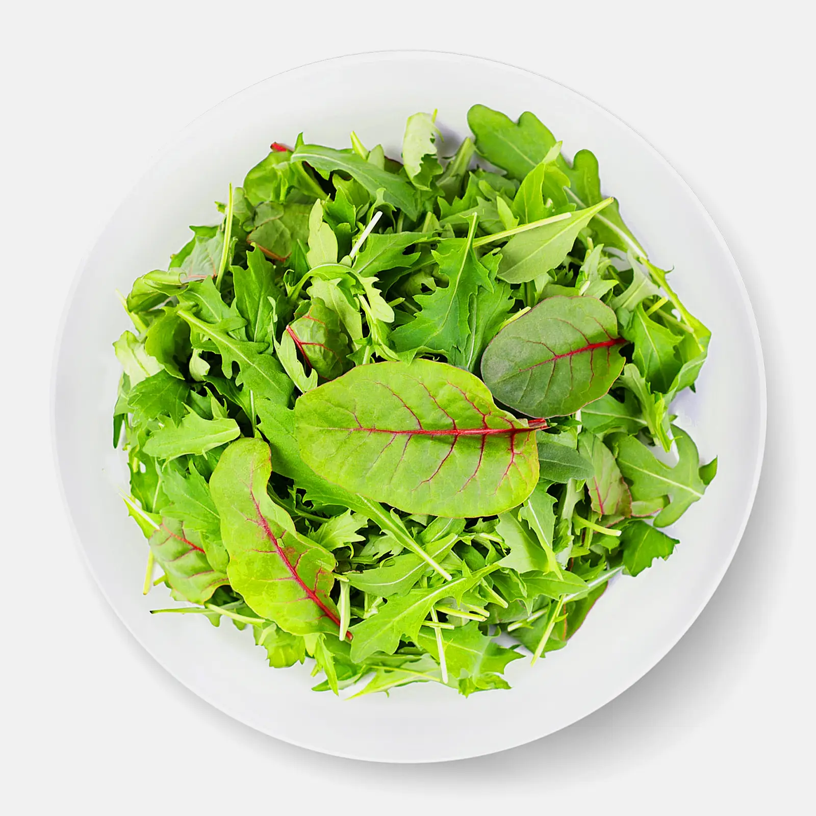 Изображение товара Салатный микс Рукола Мангольд Мизуна 75г свежая зелень для салатов