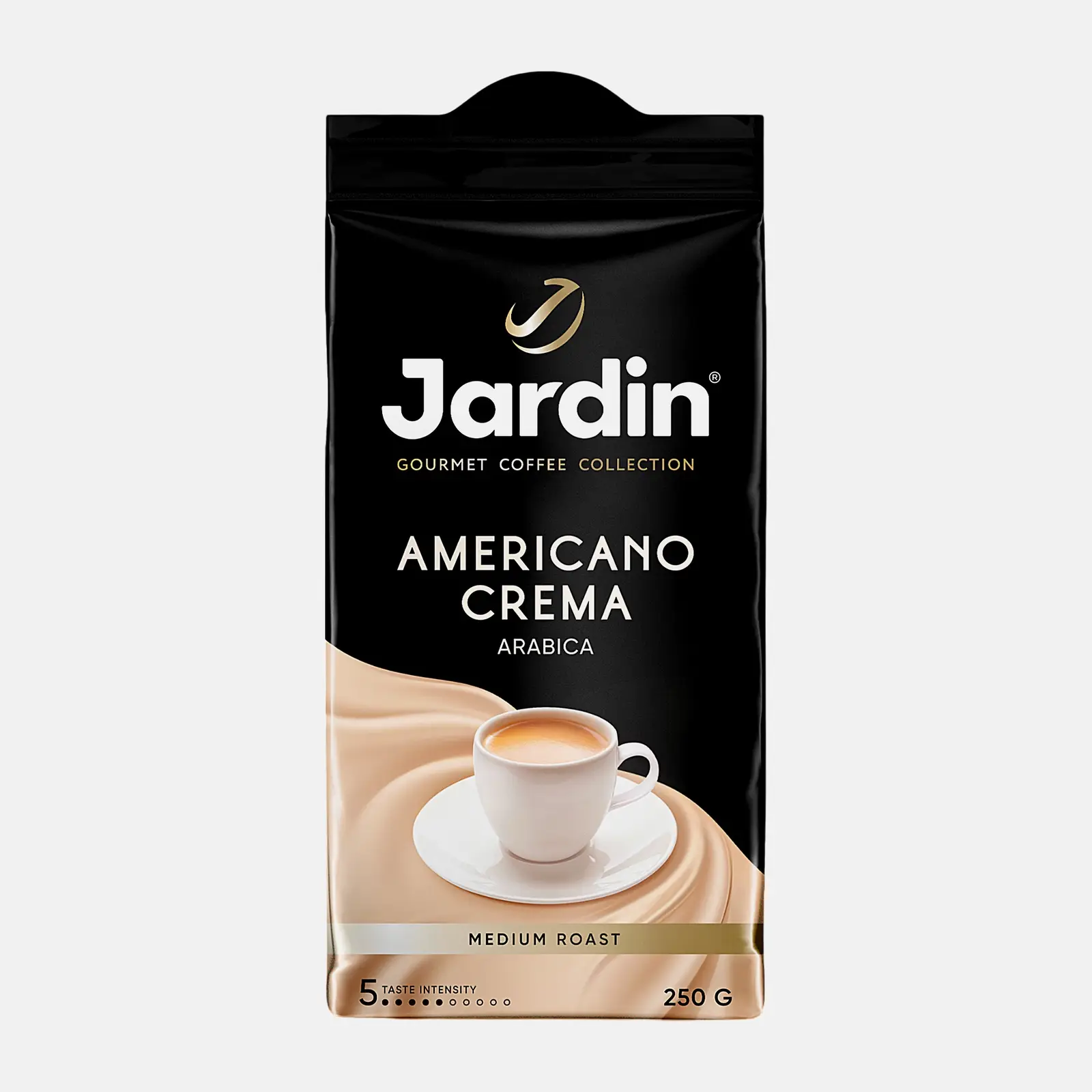Изображение товара Кофе молотый Jardin Americano Crema 250г — арабика с робустой для всех видов заварки