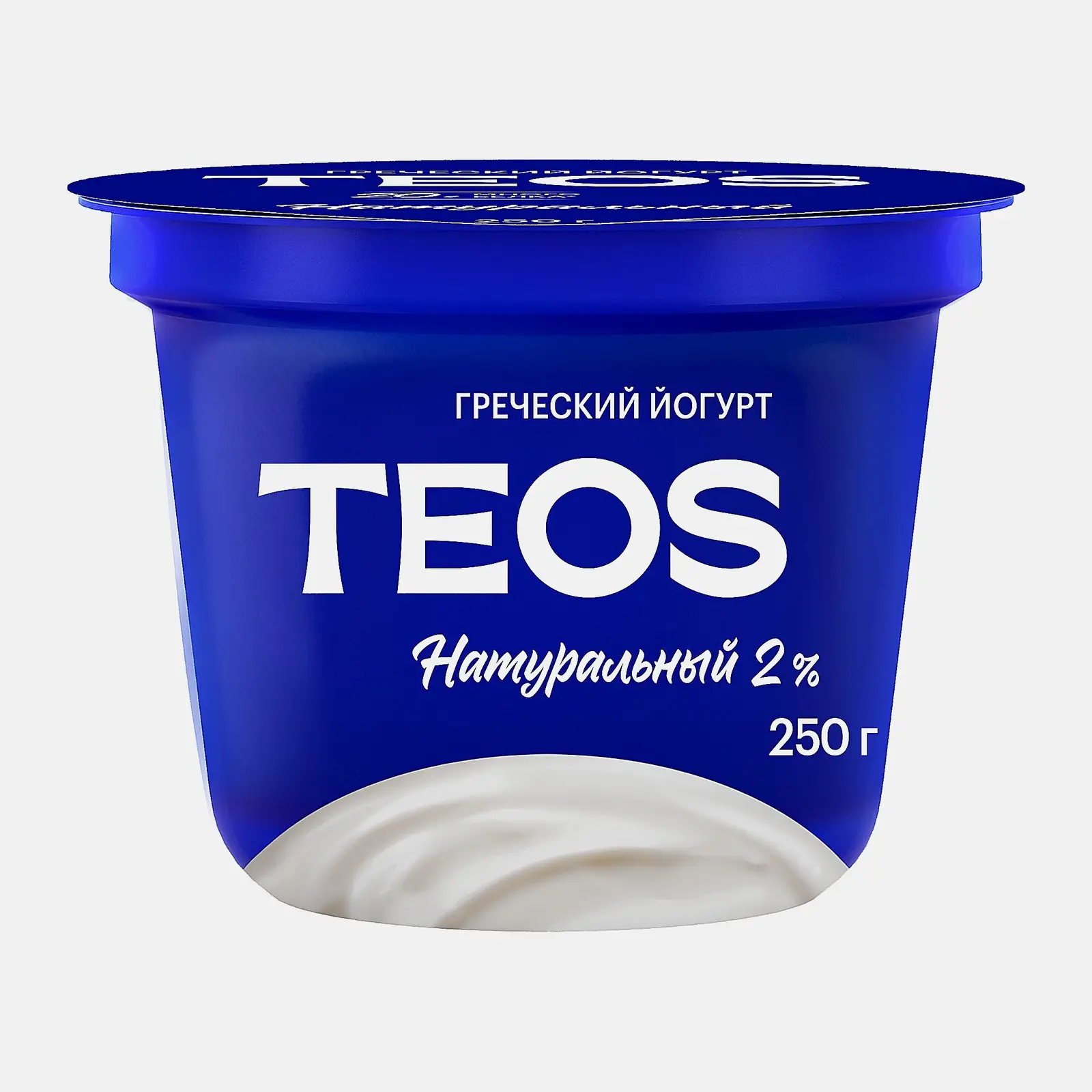 Изображение товара Греческий йогурт Teos 2% 250 г натуральный без добавок