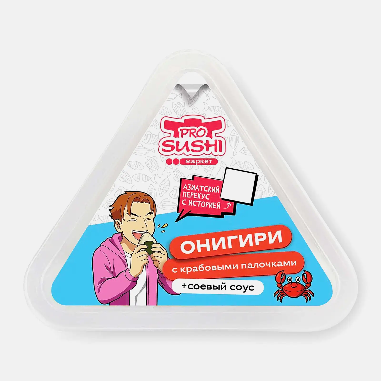 Онигири с крабовыми палочками и соусом спайси 100г - фото 3 Онигири с крабовыми палочками и соусом спайси 100г - фото 3