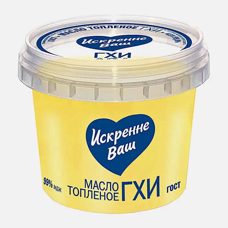 Изображение товара Масло топлёное ГХИ 99% Искренне Ваш 280г