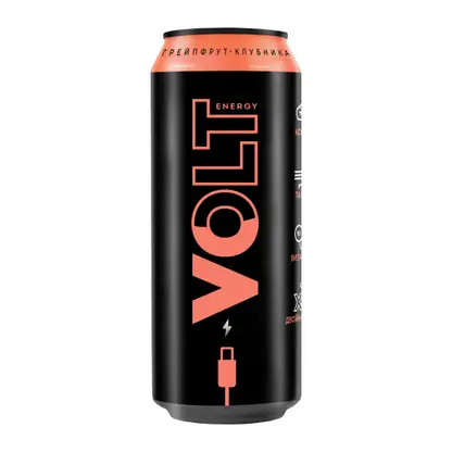 Изображение товара Энергетический напиток Volt Energy Грейпфрут-Клубника 450мл