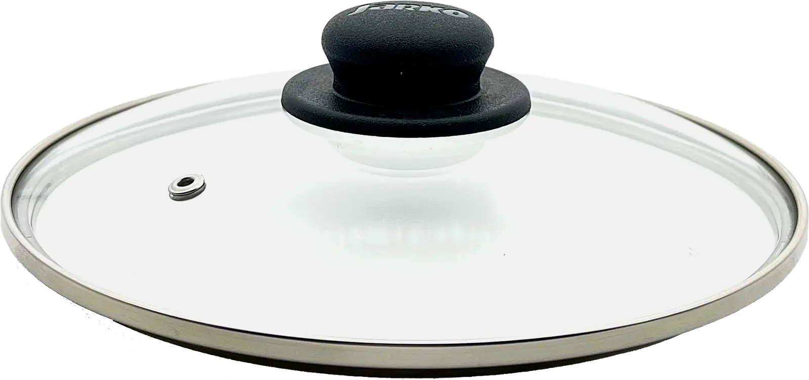 Изображение товара Крышка Jarko стеклянная с пароотводом 24см жаропрочная безопасная