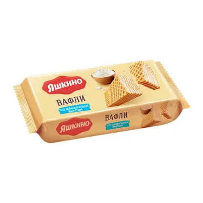 Изображение товара Вафли Яшкино сливочные 300г