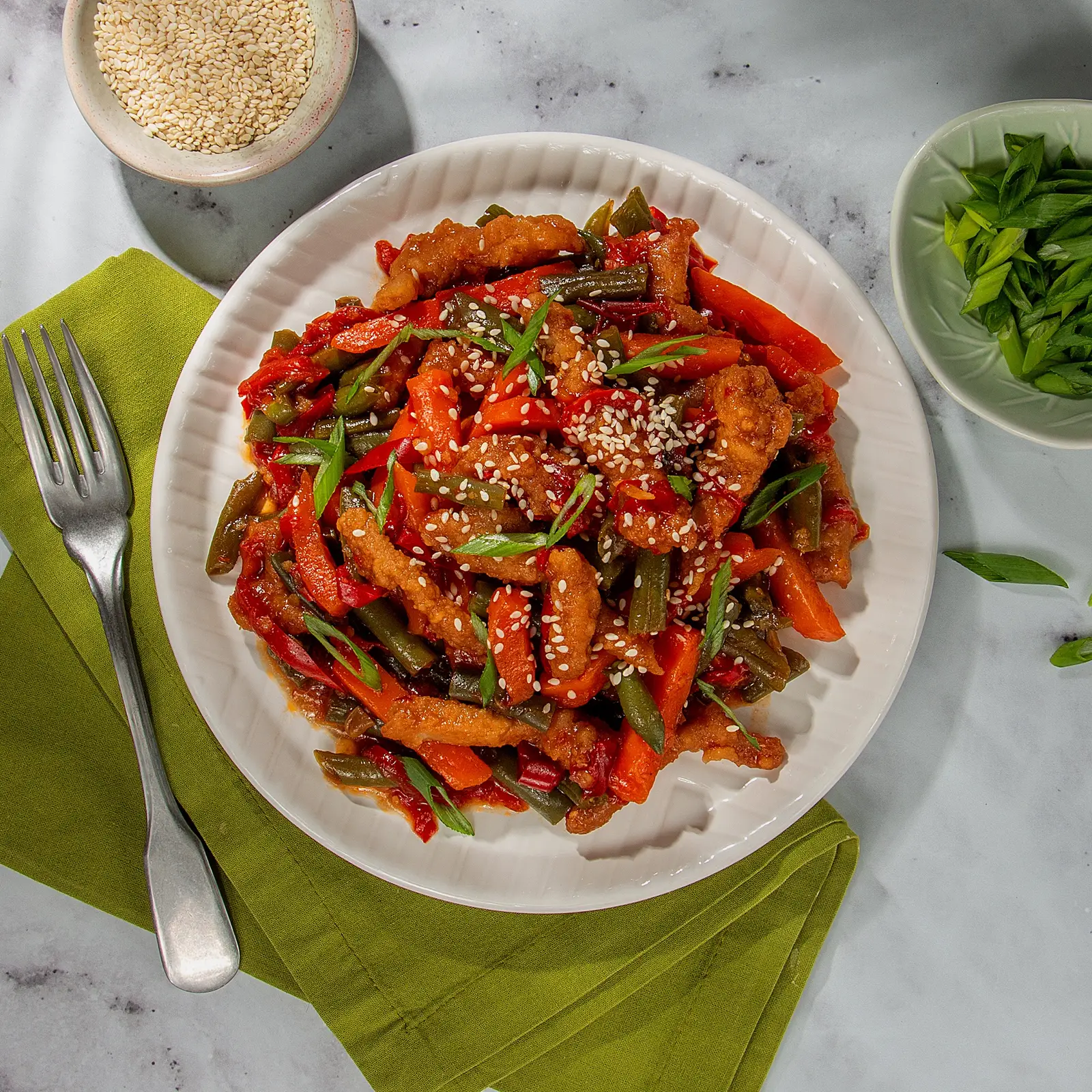 Свинина по-тайски с овощами М Кухня 220г