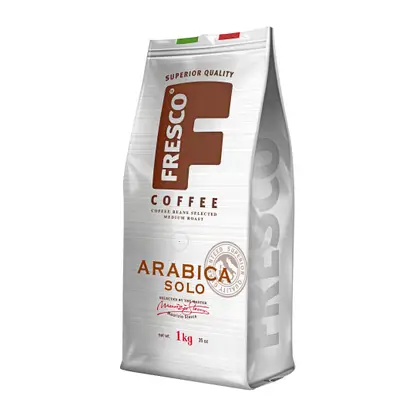 Изображение товара Кофе в зернах Fresco Arabica Solo натуральный жареный 1кг