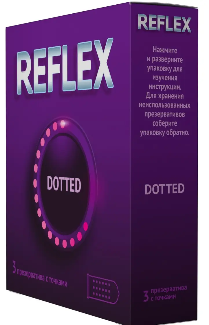 Презервативы Reflex Dotted 3шт — в каталоге на сайте сети Магнит | Краснодар